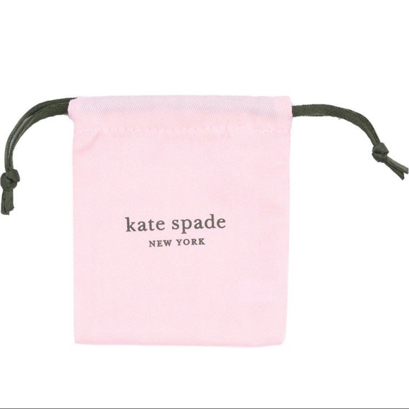 KATE SPADE Earrings Enamel Spade Stud Pierced Earrings Panach Pink NWT - Picture 9 of 12